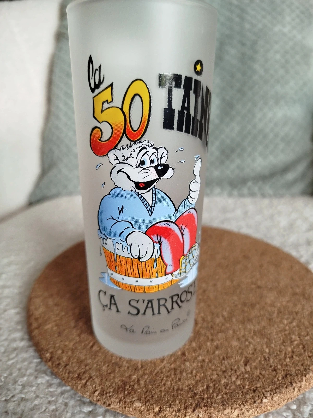Verre humouristique La 50 taine anniversaire – photo 5